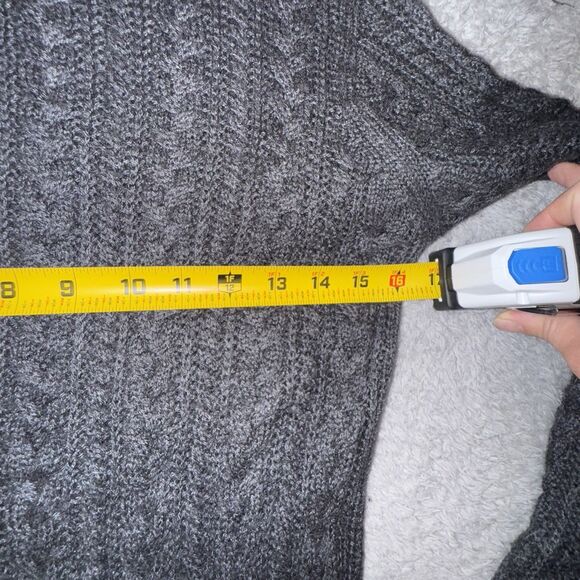 Peruvian Connection Baby Alpaca Silk Cable Knit Sweater Dress Sz XS Maxi - Picture 8 of 9